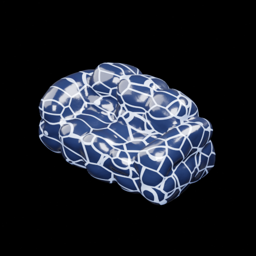 Bread sofa material edit: cobalt crackle