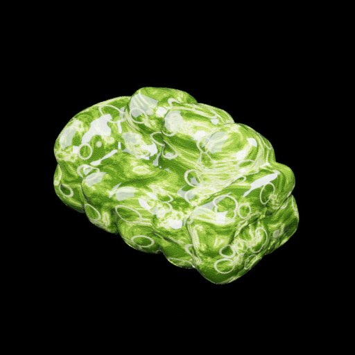 Bread sofa material edit: green apple bubble resin