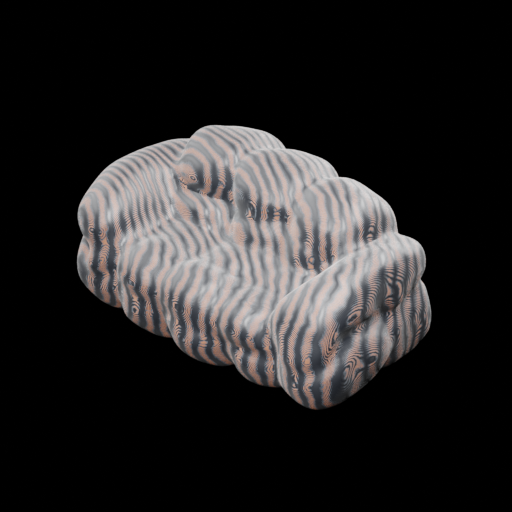 Bread sofa material edit: ink and copper brocade