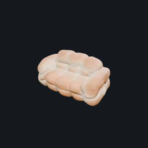 Original bread-shaped sofa